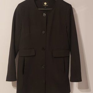 Jessica Brand Black Fall 4 Button Coat